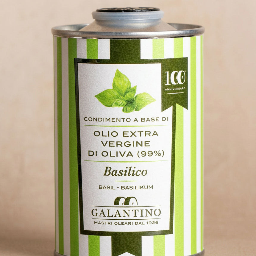 Natives Olivenöl extra mit Basilikum - MHD: 10/2027 Foodoholic